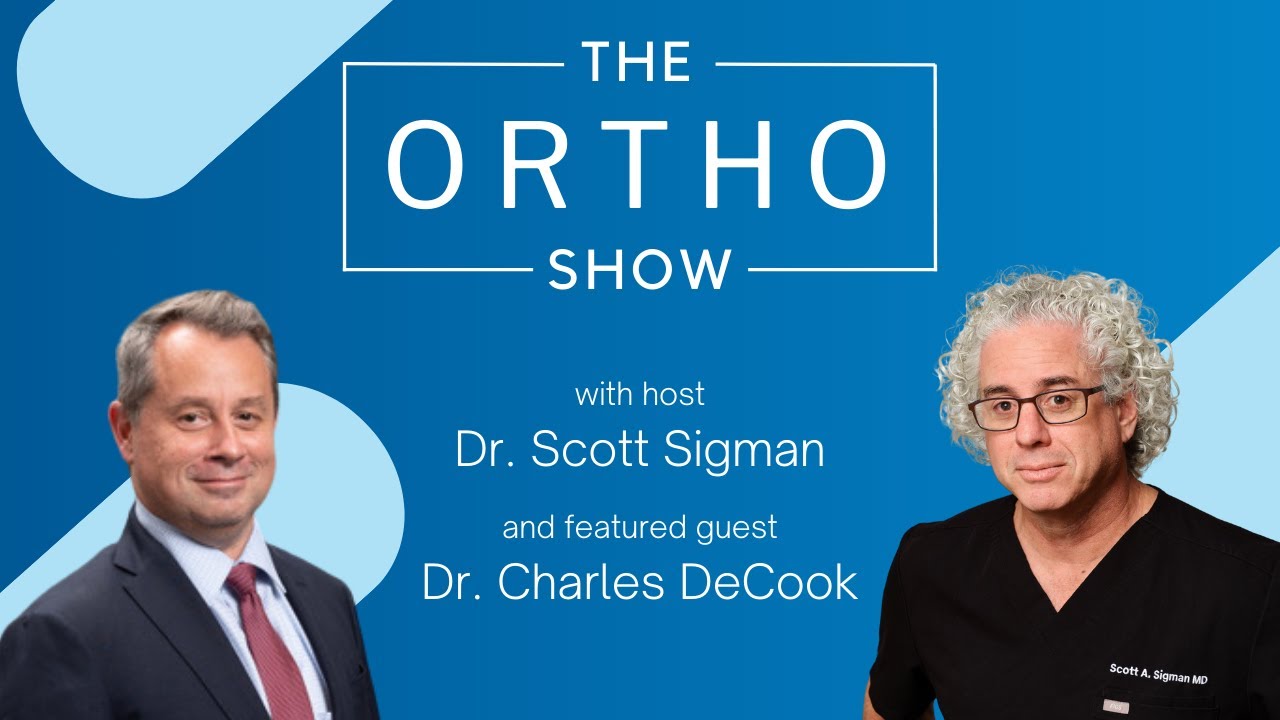 The Ortho Show Podcast episode where Dr. Charles DeCook and Dr. Scott Sigmund discussed the urgent need for hospitals and ASCs to transition to offsite sterilization.
