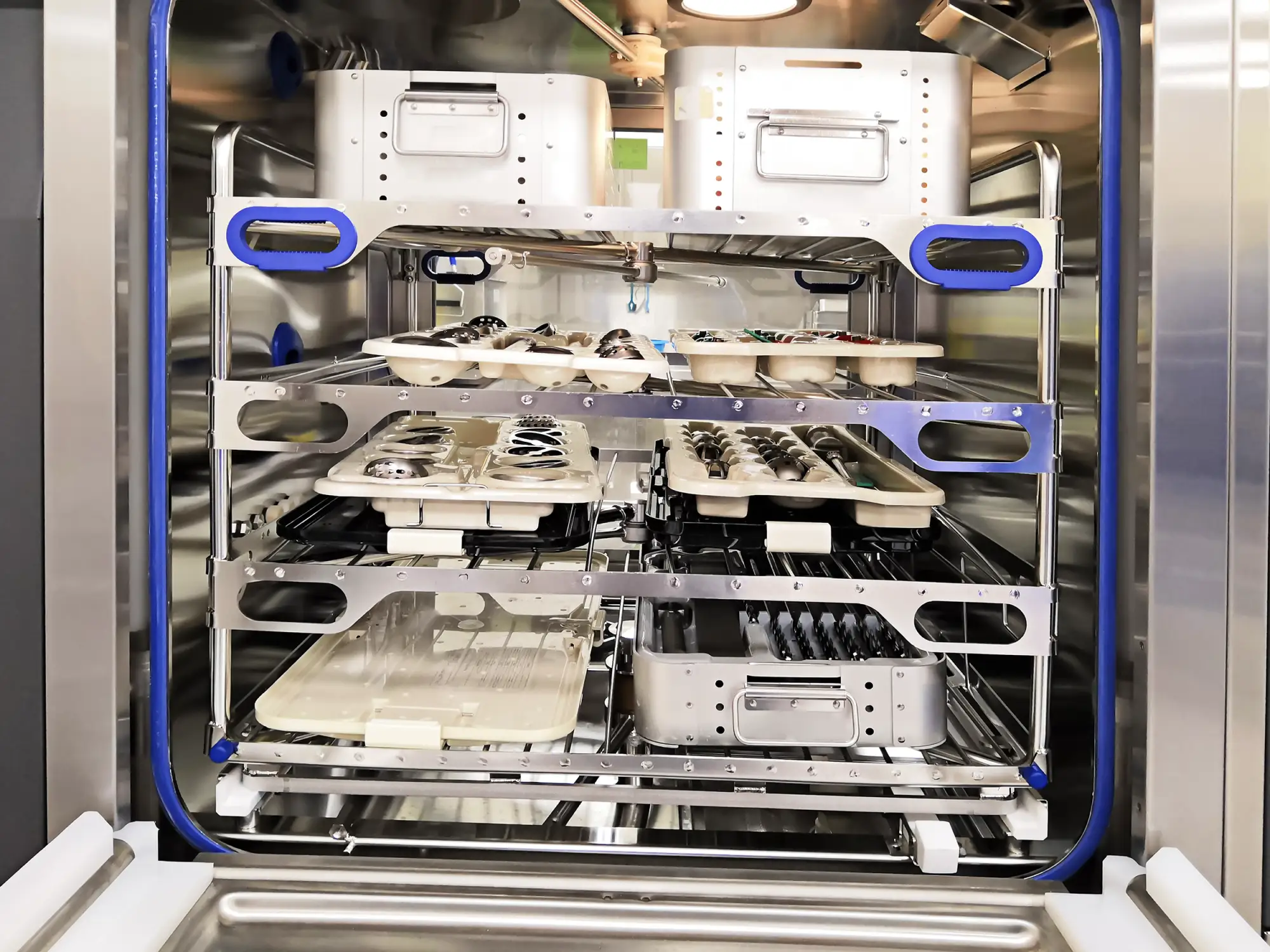 Offsite sterilization of total joint trays